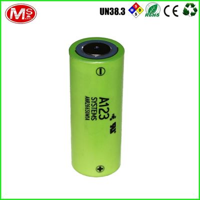 중국 LiFePO4 26650 리튬 전지, 쥐를 위한 A123 실린더 리튬 이온 건전지 협력 업체