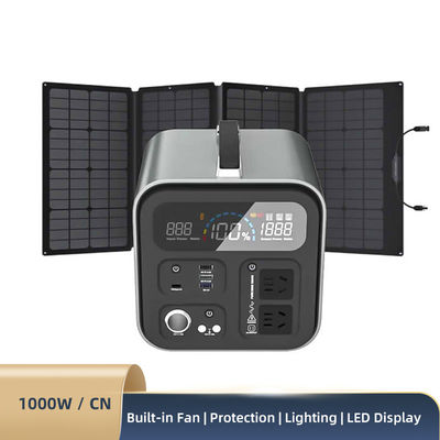 태양광 시스템 휴대용 리?? 발전소 1000W 전력 도구