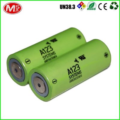 중국 밝은 초록색 2300mAh 26650 Lifepo4 전지 고용량 3.2 볼트 공장