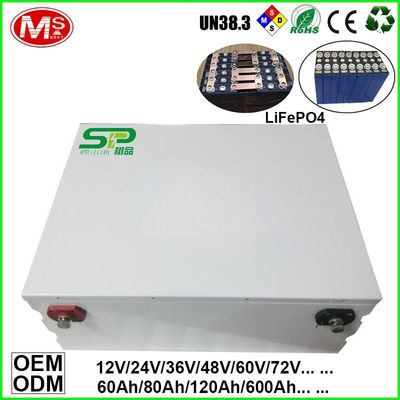 중국 전기 스위퍼 EV 자동차 배터리 Li - 중합체 LiFePO4 지원 힘 48V 200Ah 공장